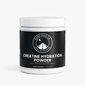 Creatine Hydration Powder container with 'Dark Mile Co' branding on a white background