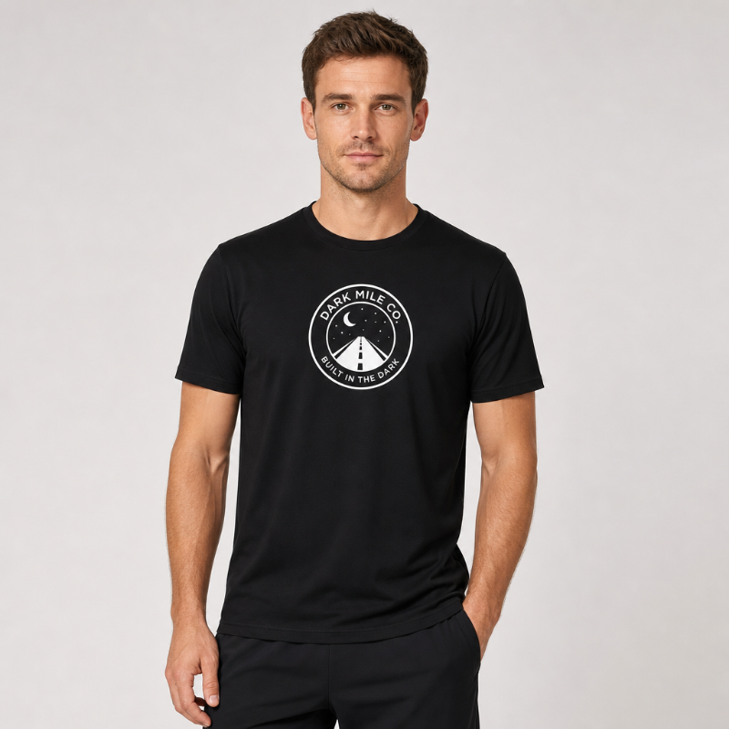 Dark Mile Co. Lifestyle Tee — Built in the Dark