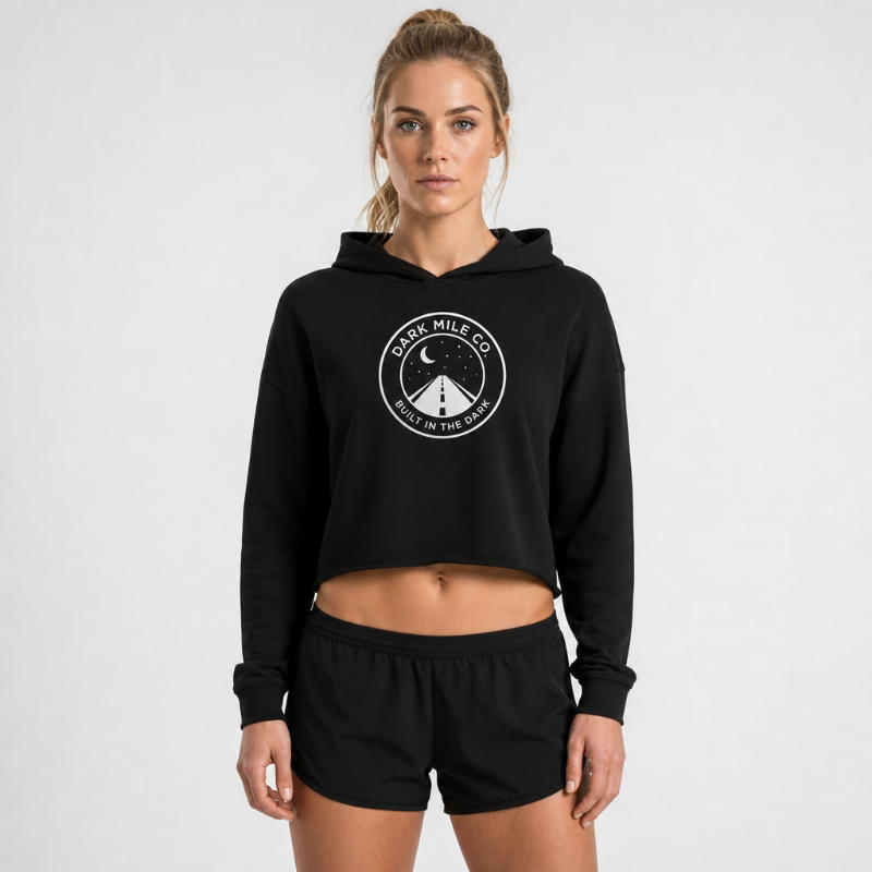 Dark Mile Co. Crop Hoodie